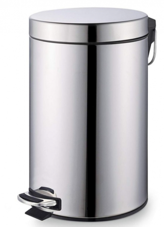 Cos de gunoi din otel inoxidabil Bohmann, 8L, cu pedala [0]