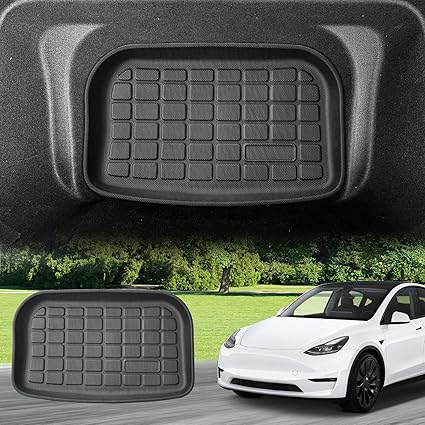 Lichidare Stoc - Covorase portbagaj ECOZEN 3D pentru Tesla Model Y, impermeabile, antialunecare, 2021-2023