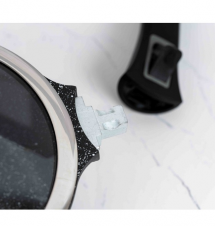 Cratita cu maner detasabil, 2.5litri, aluminiu turnat, Bohmann, suprafata antiaderenta, inclusiv inductie [6]