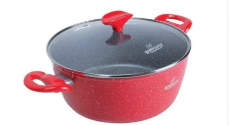 Bucatarie & Servire masa - Cratita din aluminiu forjat cu capac 28x11.5cm