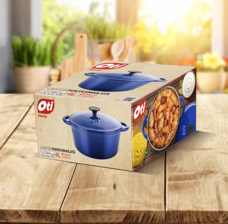 Cratita din fonta cu capac, Ø 24 cm, 4L [2]