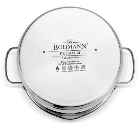 Set de oale 8 piese INOX 18/10 PREMIUM, 1.8 l/ 2 l/ 3.5 l / 5.9 l [8]