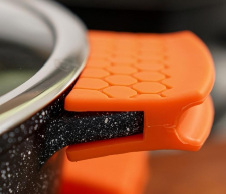 Cratita tip tuci Bohmann, 13L, 36 CM, interior si exterior din granit, cu capac [8]