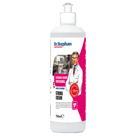 Odorizant toaleta - Crema curatare suprafete inox Dr. Stephan Strong Cream 750ml, 90015601