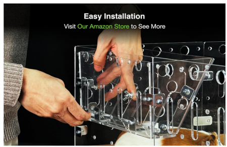 Hranitoare pentru fan GuineaLoft, Stația de hranire optima pentru animale mici, cum ar fi cobai, iepuri și chinchilla [7]