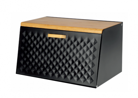 Articole pentru servire - Cutie de pâine Bohmann, exterior negru, BH 02-546