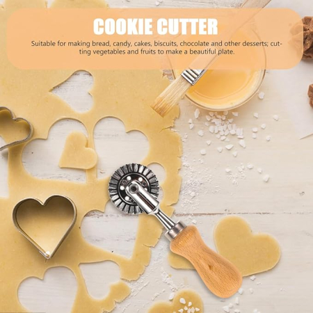 Cutit Ravioli / Pelmeni din Otel Inoxidabil cu Maner – Cutter & Press Aluat [4]