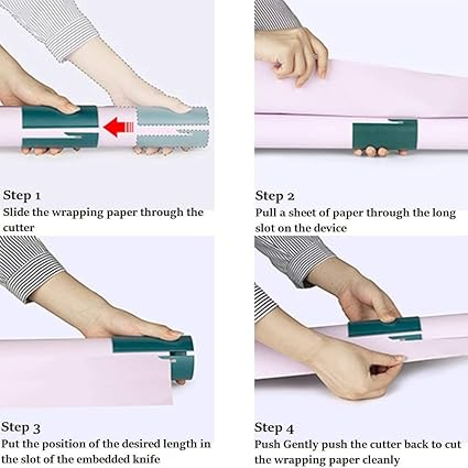 Set 3 dispozitive ProLeo pentru taiere hartie de impachetat [5]