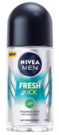 Deodorante si antiperspirante - Deodorant Roll-on Nivea Men Fresh Kick, 50 ml