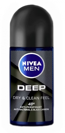 Deodorante si antiperspirante - Deodorant roll-on Nivea Men Deep, 50 ml