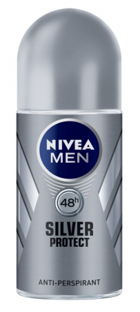 Ingrijire Personala si Cosmetice - Deodorant roll-on Nivea Men Silver Protect, 50 ml