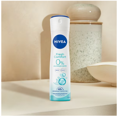 Deodorant spray Nivea Fresh Comfort, 150 ml [1]