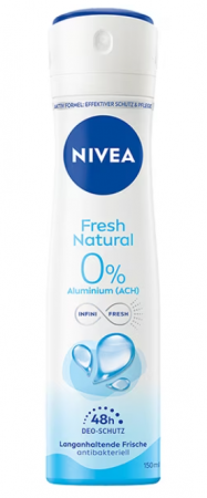 Ingrijire Personala si Cosmetice - Deodorant spray Nivea Deo feminin Fresh Natural, 150 ml