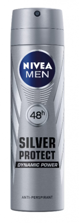 Deodorante si antiperspirante - Deodorant spray Nivea Deo masculin Silver Protect, 150 ml