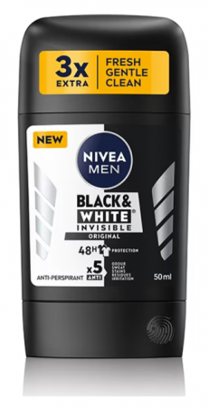 Ingrijire Personala si Cosmetice - Deodorant Stick pentru barbati, Nivea B&W Power, 50 ml