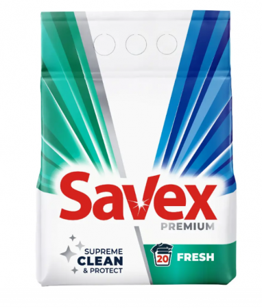 Detergent Rufe - Detergent de rufe Savex Premium, Fresh, automat, 2 kg