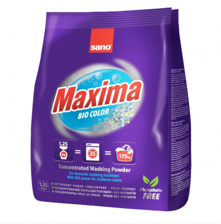 Detergent Rufe - Detergent automat Sano Maxima Bio, 1.25kg