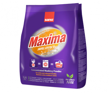 Detergent Rufe - Detergent automat Sano Maxima Javel, 1.25kg