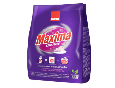Detergent Rufe - Detergent automat Sano Maxima Sensitive, 1.25kg