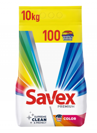 Detergent Rufe - Detergent de rufe automat Savex Premium Color, 100 spalari, 10kg