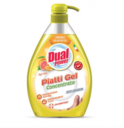 Detergent vase - Detergent de Vase Concentrat Dual Power cu Aroma de Citrice 1000ml