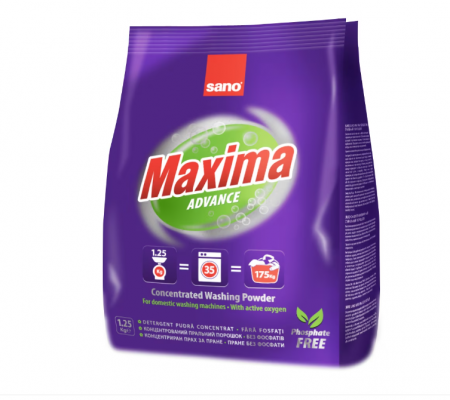 Detergent Rufe - Detergent automat Sano Maxima Advance, 1.25kg