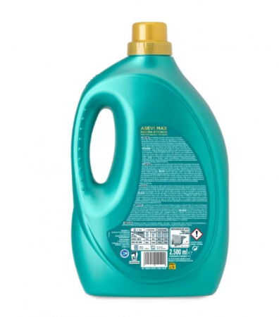 Detergent lichid pentru Rufe Asevi Max Eficacia, 50 Spalari, 2.4 l [1]