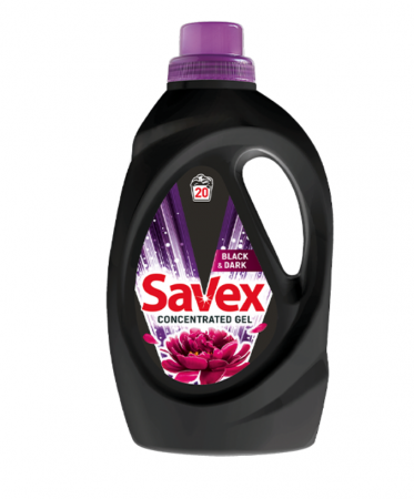 Detergent Rufe - Detergent lichid Savex Black- Dark, 20 spalari, 1,1L
