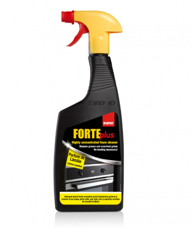 Solutii suprafete bucatarie - Detergent pentru aragaz Sano Forte Plus Lemon ,750 ml