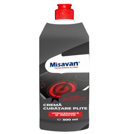 Solutii suprafete bucatarie - Crema Curatare Plita Vitroceramica 500ml, Misavan - 90036798