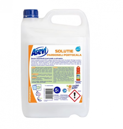 Detergenti Podele - Solutie curatat pardoseli Asevi Profesional, Portocala, 5l