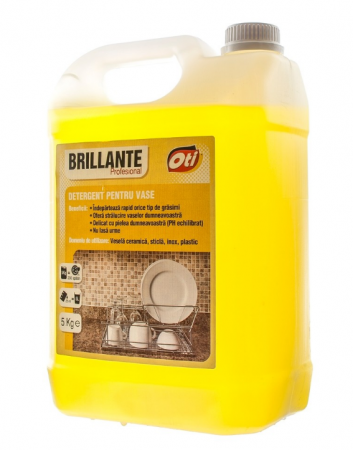 Detergent pentru vase, 5kg, OTI Brillante [1]
