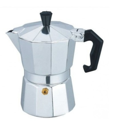 Bucatarie & Servire masa - Espressor cafea manual din aluminiu Bohmann, pentru aragaz, capacitate 6 cesti