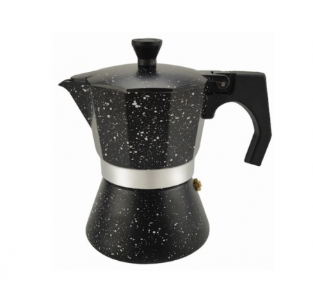 Expresoare - Espressor cafea din aluminiu Bohman, 450ml, negru, inductie capacitate maxima: 9 cupe