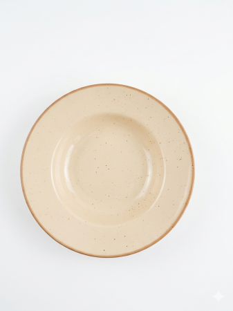 Farfurii - Farfurie adanca ,22 cm, bej nisipiu