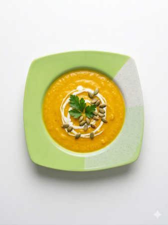 Farfurie adanca ,21 cm, Verde/alb [1]