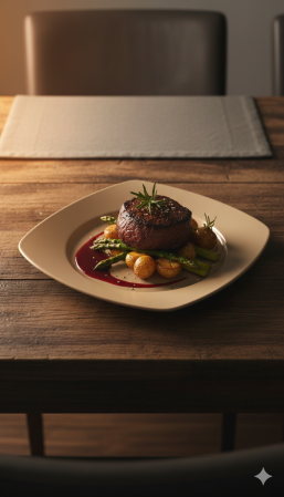 Farfurie intinsa din ceramica, patrata 24 cm, somon, pentru servire masa [2]