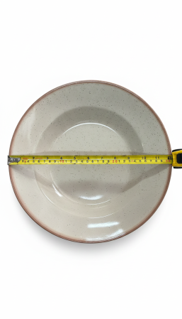 Farfurie adanca din ceramica, 30 cm, somon, pentru servire masa [2]