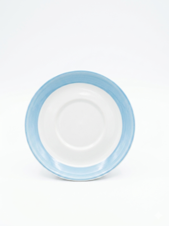 Farfurii - Farfurie desert 14 cm, margine albastra