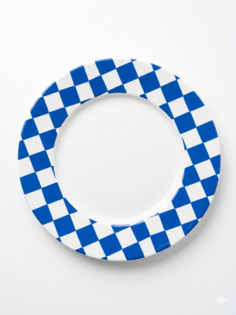 Farfurie intinsa rotunda 26 cm, ceramica, design modern, rezistenta, usor de curatat [1]