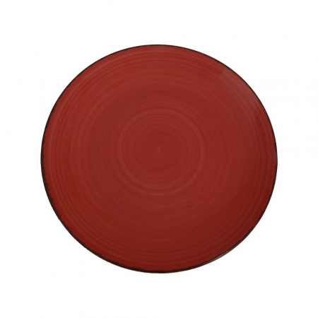 Farfurii - Farfurie portelan, rosie, 19 cm, gama Stone, Oti, 191681R