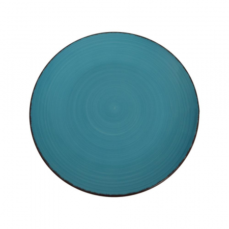 Farfurii - Farfurie portelan, albastra,  19 cm, gama Stone, Oti, 191681A
