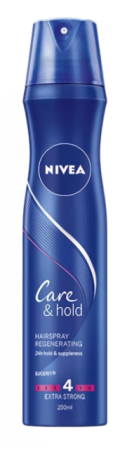 Ingrijire Personala si Cosmetice - Fixativ Nivea Care&Hold pentru fixare puternica, 250 ml