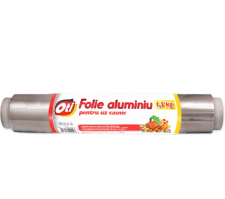 Folii si pungi alimentare - Folie aluminiu 1,5kg, pentru uz casnic