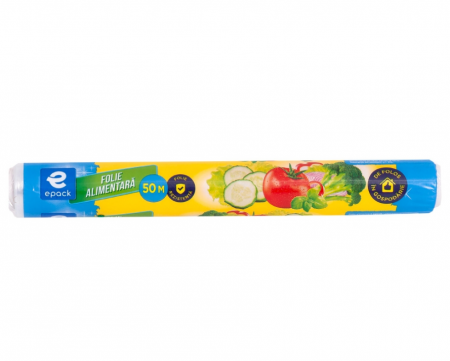 Folii si pungi alimentare - Folie alimentara plastic Epack, 50 m