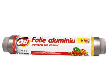 Folii si pungi alimentare - Folie aluminiu 1kg, pentru uz casnic