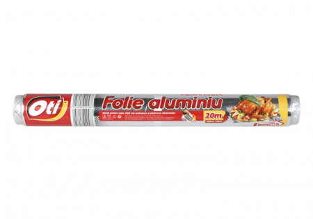 Folie aluminiu OTI, 20m, tipla, pentru uz casnic [2]