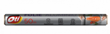 Folii si pungi alimentare - Folie aluminiu alimentara OTI, 50 m