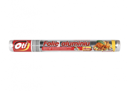 Folie aluminiu OTI, 10m, tipla, pentru uz casnic [1]