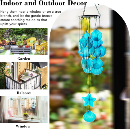 Decoratiune exterior pentru gradina, terasa sau balcon, "clopotei de vat" [2]